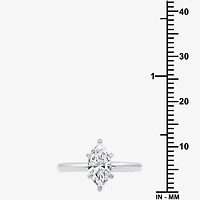 1 CT. Lab-Grown (G / SI1-SI2) Diamond Marquise-cut Solitaire Engagement Ring 10K or 14K Gold