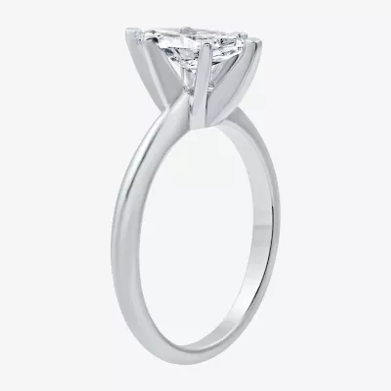 1 CT. Lab-Grown (G / SI1-SI2) Diamond Marquise-cut Solitaire Engagement Ring 10K or 14K Gold