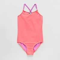 Thereabouts Little & Big Kid Girls One Piece Swimsuit
