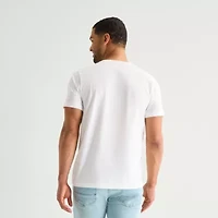 St. John's Bay Mens Crew Neck Short Sleeve Classic Fit Graphic T-Shirt