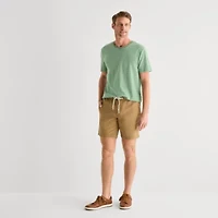 St. John's Bay Texture Mens Crew Neck Short Sleeve T-Shirt