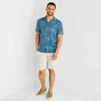 St. John's Bay Camp Mens Short Sleeve Shirt