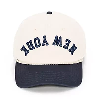 New York Upside Down Trucker Cap Mens Embroidered Trucker Hat