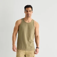 mutual weave Mens Round Neck Tank Top