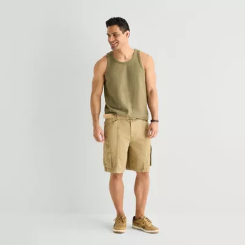 mutual weave Mens Round Neck Tank Top