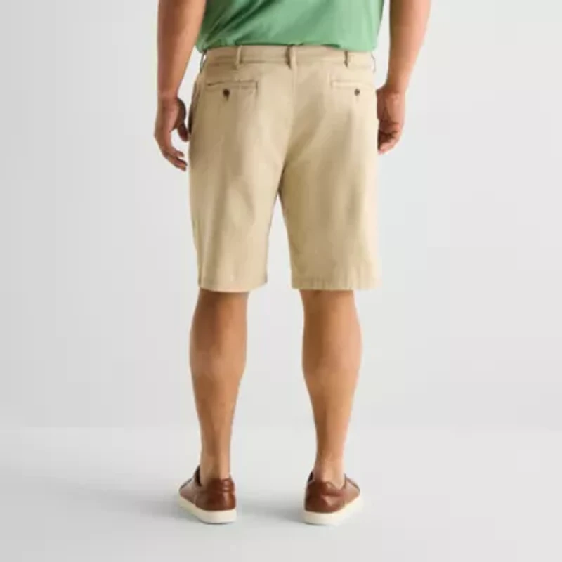 St. John's Bay Mens 10" Big and Tall Stretch Fabric Chino Short