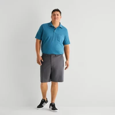 St. John's Bay Comfort Waist 10" & 11" Mens Big and Tall Stretch Fabric Chino Short