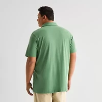St. John's Bay Jersey Big and Tall Mens Classic Fit Short Sleeve Polo Shirt