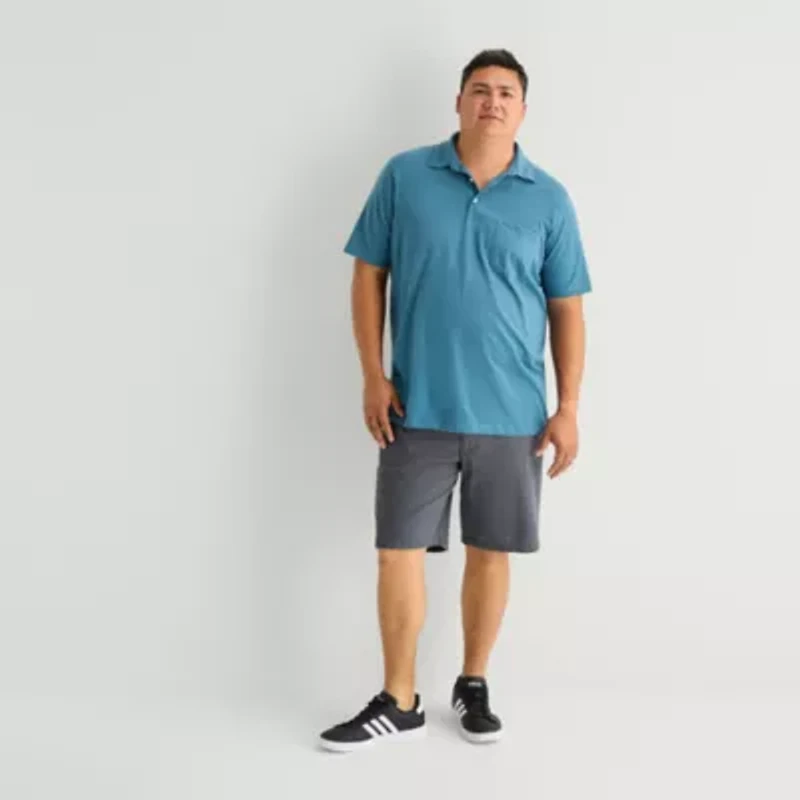 St. John's Bay Jersey Big and Tall Mens Classic Fit Short Sleeve Polo Shirt