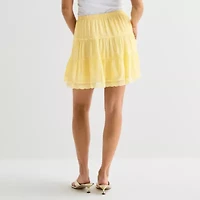 by&by Womens Juniors Mini A-Line Skirt