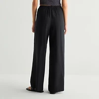 Arizona Womens Juniors Bootcut Low Rise Drawstring Pant