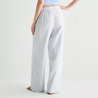 Arizona Womens Juniors Bootcut Low Rise Drawstring Pant