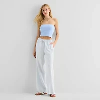 Arizona Womens Juniors Bootcut Low Rise Drawstring Pant