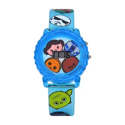 Star Wars Boys Digital Blue Strap Watch Swt4006jc