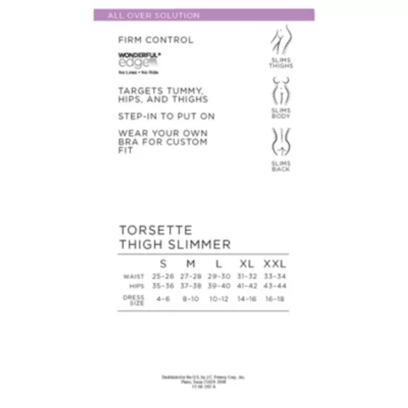 Ambrielle Wonderful Edge® Wear Your Own Bra Singlet Body Shaper