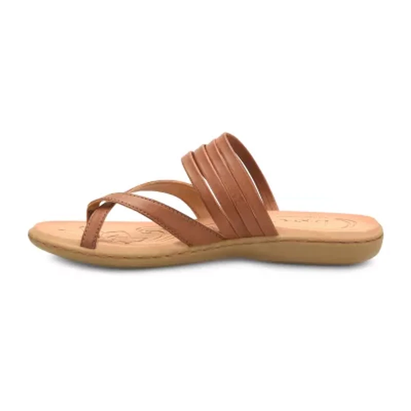 BOC by Born Womens Alisha Criss Cross Strap Flat Sandals