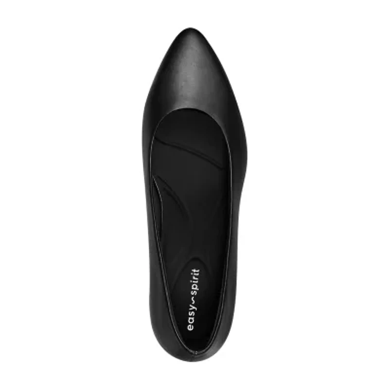 Easy Spirit Nicole Womens Round Block Heel Pumps