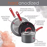 Rachael Ray Create Delicious Hard Anodized 2-pc. Deep Frying Pans