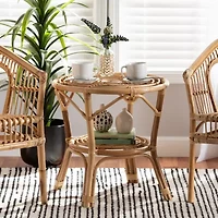 Cariel Rattan Coffee Table