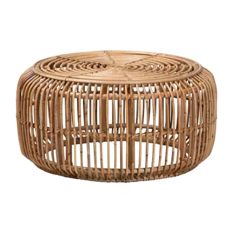 Aliane Rattan Round Rattan Coffee Table
