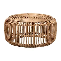 Aliane Rattan Round Rattan Coffee Table