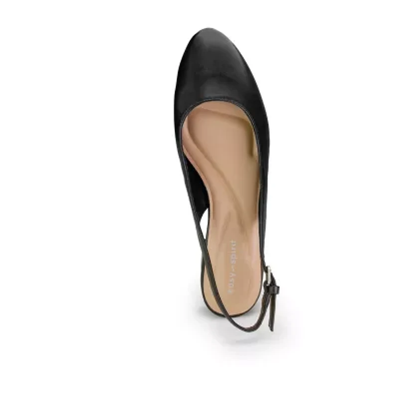 Easy Spirit Cassius Womens Closed Toe Block Heel Pumps