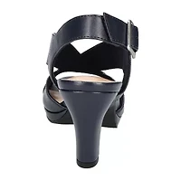 Easy Street Womens Christy Heeled Sandals