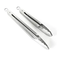 Martha Stewart Stainless Steel 2-pc. Tongs Set
