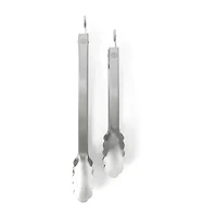Martha Stewart Stainless Steel 2-pc. Tongs Set