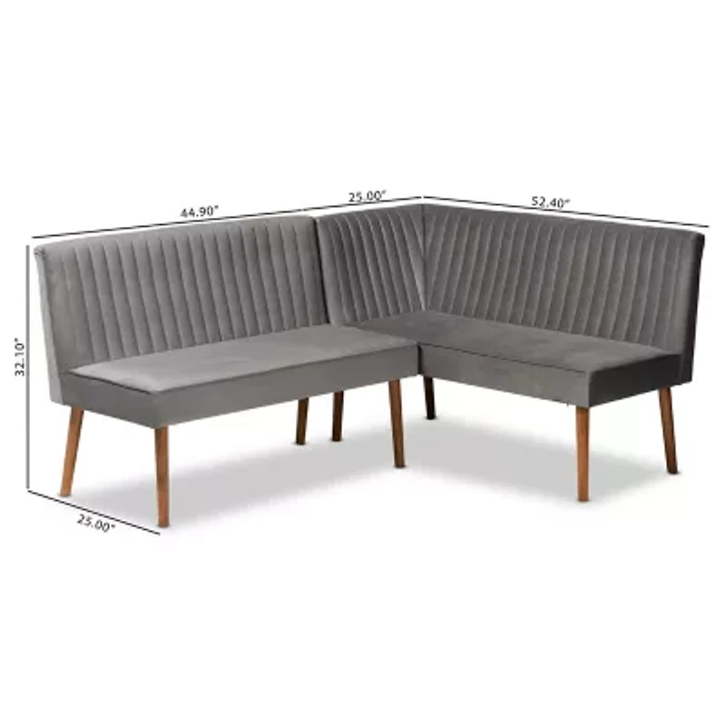 Alvis 2-pc. Bench