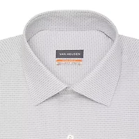 Van Heusen Stain Shield Mens Regular Fit Stretch Fabric Wrinkle Free Long Sleeve Dress Shirt