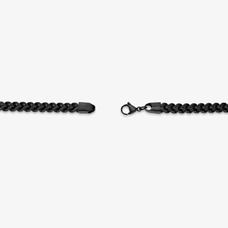 Mens Stainless Steel IP Foxtail Chain