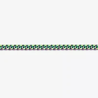 Mens Stainless Steel Curb Chain Necklace