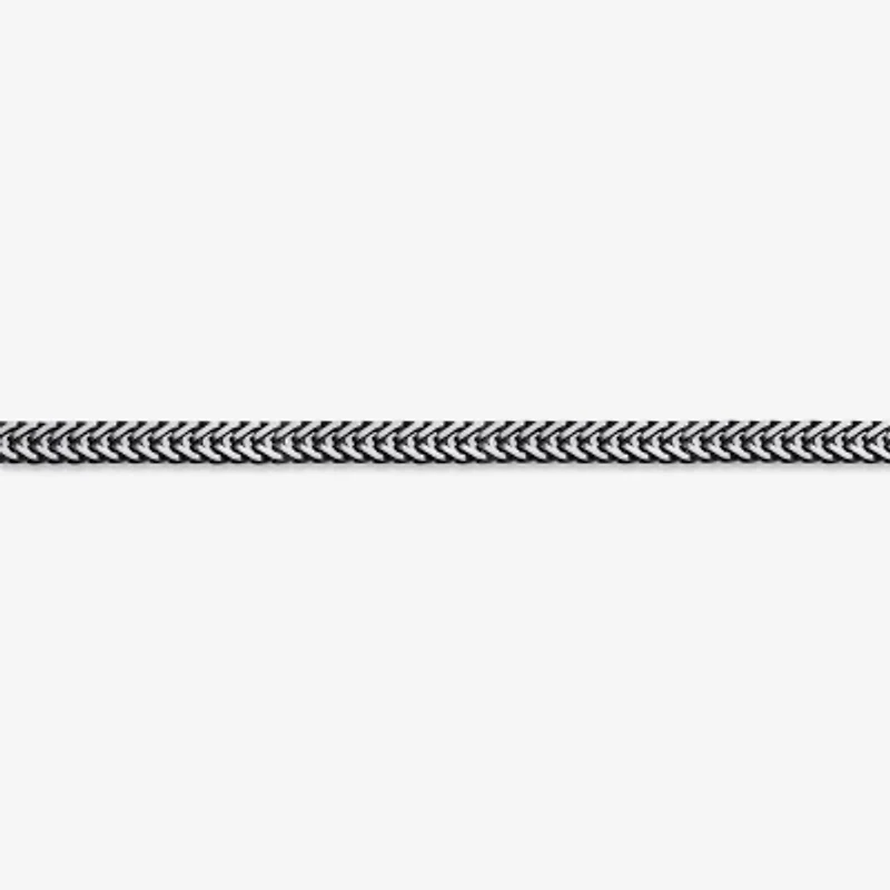 Mens Stainless Steel 24 Inch Herringbone Chain Necklace