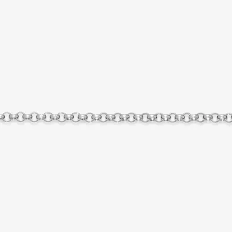 Mens Stainless Steel 18" 2mm Rolo Chain
