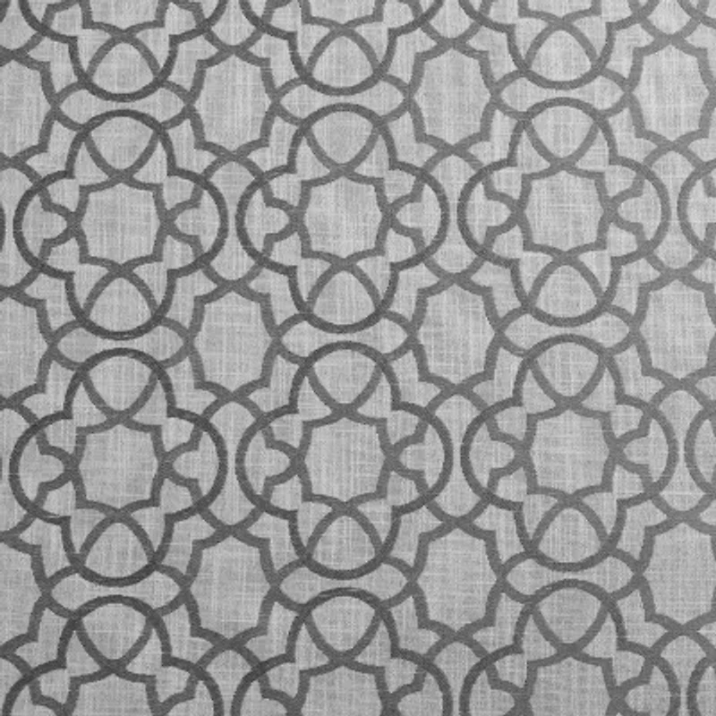 Max Blackout Campbell Geo Jacquard Grommet Top Energy Saving 100% Single Curtain Panel