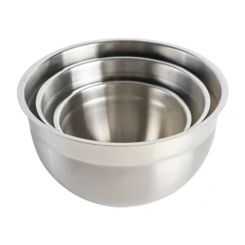 BABISH Stainless Steel 3-pc. Mxing Bowl Set