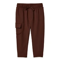 Okie Dokie Baby Boys Tapered Regular Fit French Terry Jogger Pant