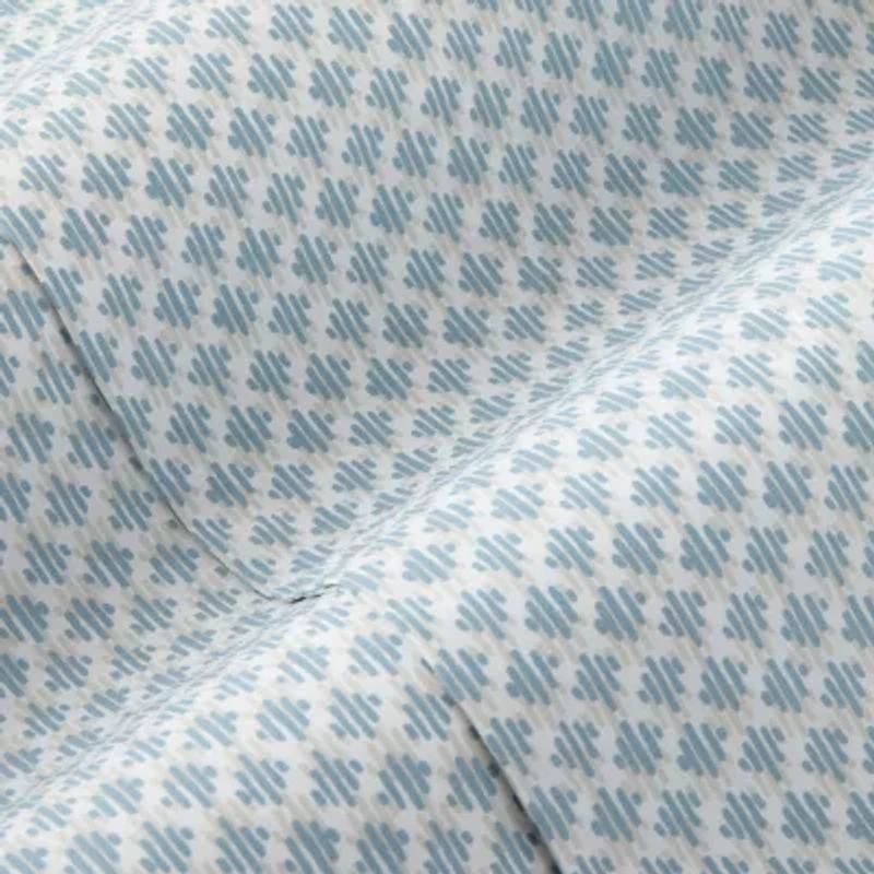 Home Expressions Cool and Crisp Cotton Percale Sheet Set