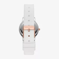 Skechers Womens Crystal Accent White Strap Watch Sr6235