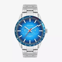 Armitron Mens Silver Tone Stainless Steel Bracelet Watch 20/5576nvsv
