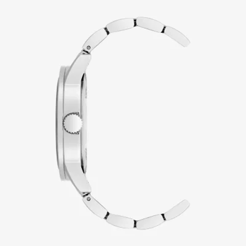 Armitron Mens Silver Tone Stainless Steel Bracelet Watch 20/5576nvsv