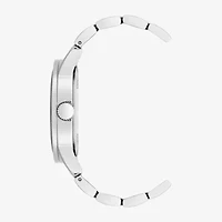 Armitron Mens Silver Tone Stainless Steel Bracelet Watch 20/5576nvsv