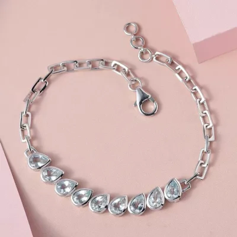 Limited Quantities! Womens Sterling Silver 7.5 Inch Solid Paperclip Chain Bracelet