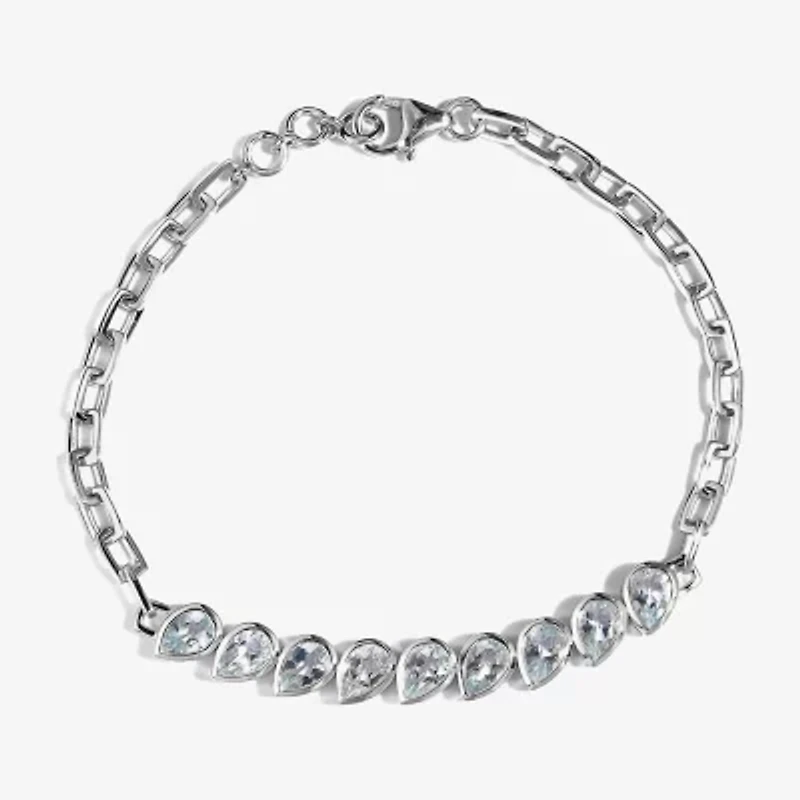 Limited Quantities! Womens Sterling Silver 7.5 Inch Solid Paperclip Chain Bracelet