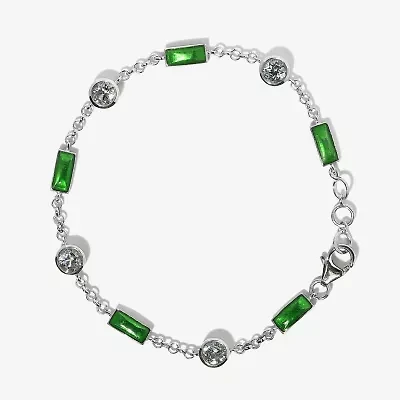 Limited Quantities! Womens Sterling Silver 7.5 Inch Solid Chain Bracelet
