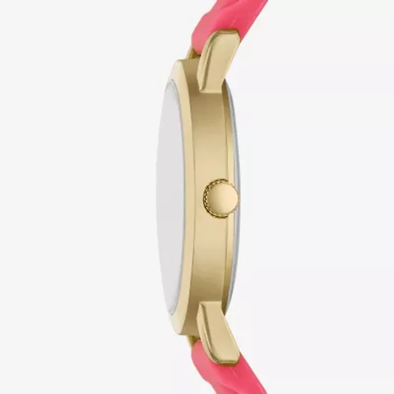 Womens Crystal Accent Pink 6-pc. Watch Boxed Set Fmdjset726