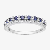 I Said Yes (H-I/I1) Womens 1/4 CT. T.W. Lab Grown White Sterling Silver Wedding Band