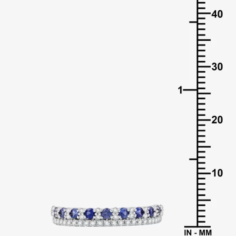 I Said Yes (H-I/I1) Womens 1/4 CT. T.W. Lab Grown White Sterling Silver Wedding Band