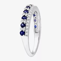 I Said Yes (H-I/I1) Womens 1/4 CT. T.W. Lab Grown White Sterling Silver Wedding Band